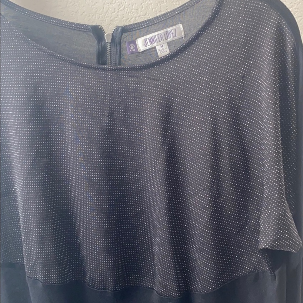 JLO Black blouse with a sparkly top - Picture 2 of 4